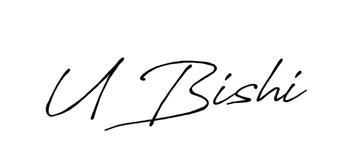 It looks lik you need a new signature style for name U Bishi. Design unique handwritten (Antro_Vectra_Bolder) signature with our free signature maker in just a few clicks. U Bishi signature style 7 images and pictures png