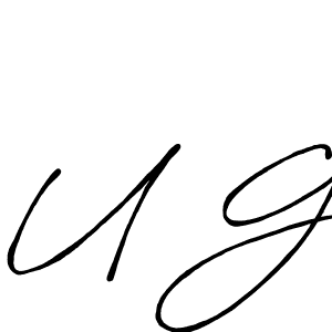 Also we have U G name is the best signature style. Create professional handwritten signature collection using Antro_Vectra_Bolder autograph style. U G signature style 7 images and pictures png