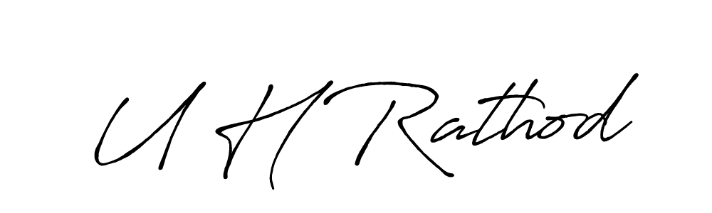 Make a short U H Rathod signature style. Manage your documents anywhere anytime using Antro_Vectra_Bolder. Create and add eSignatures, submit forms, share and send files easily. U H Rathod signature style 7 images and pictures png