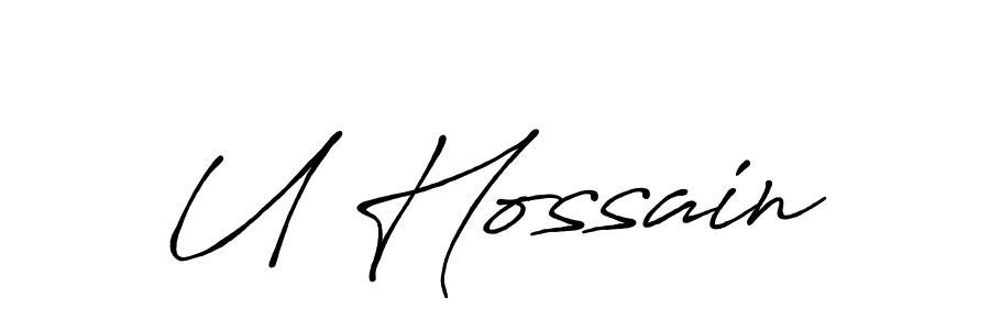 This is the best signature style for the U Hossain name. Also you like these signature font (Antro_Vectra_Bolder). Mix name signature. U Hossain signature style 7 images and pictures png