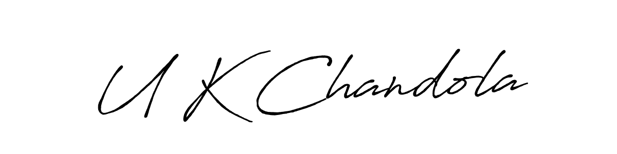 How to Draw U K Chandola signature style? Antro_Vectra_Bolder is a latest design signature styles for name U K Chandola. U K Chandola signature style 7 images and pictures png