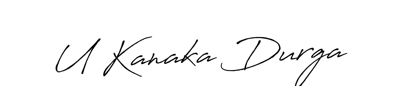 Also You can easily find your signature by using the search form. We will create U Kanaka Durga name handwritten signature images for you free of cost using Antro_Vectra_Bolder sign style. U Kanaka Durga signature style 7 images and pictures png