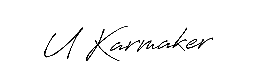 Make a short U Karmaker signature style. Manage your documents anywhere anytime using Antro_Vectra_Bolder. Create and add eSignatures, submit forms, share and send files easily. U Karmaker signature style 7 images and pictures png