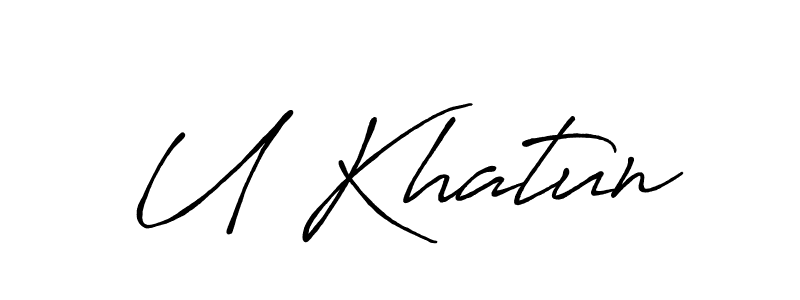You can use this online signature creator to create a handwritten signature for the name U Khatun. This is the best online autograph maker. U Khatun signature style 7 images and pictures png