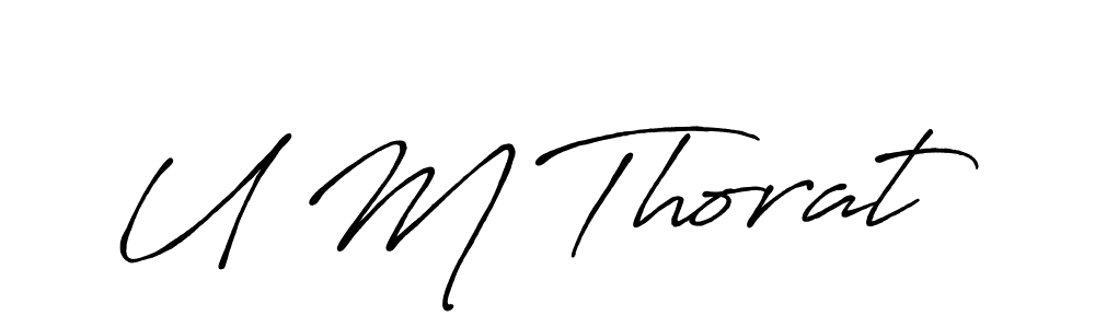 Check out images of Autograph of U M Thorat name. Actor U M Thorat Signature Style. Antro_Vectra_Bolder is a professional sign style online. U M Thorat signature style 7 images and pictures png