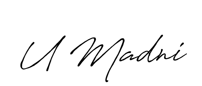 This is the best signature style for the U Madni name. Also you like these signature font (Antro_Vectra_Bolder). Mix name signature. U Madni signature style 7 images and pictures png
