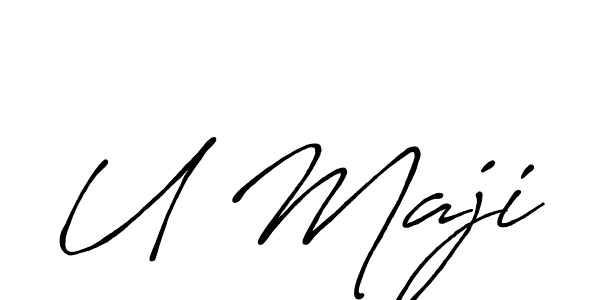 Once you've used our free online signature maker to create your best signature Antro_Vectra_Bolder style, it's time to enjoy all of the benefits that U Maji name signing documents. U Maji signature style 7 images and pictures png