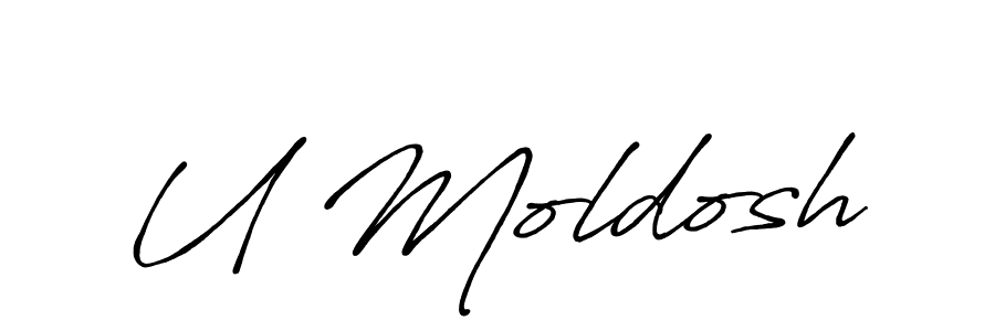 How to Draw U Moldosh signature style? Antro_Vectra_Bolder is a latest design signature styles for name U Moldosh. U Moldosh signature style 7 images and pictures png