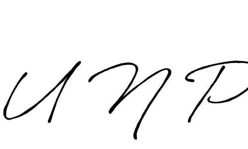 if you are searching for the best signature style for your name U N P. so please give up your signature search. here we have designed multiple signature styles  using Antro_Vectra_Bolder. U N P signature style 7 images and pictures png