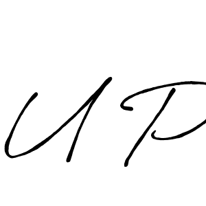 Also You can easily find your signature by using the search form. We will create U P name handwritten signature images for you free of cost using Antro_Vectra_Bolder sign style. U P signature style 7 images and pictures png