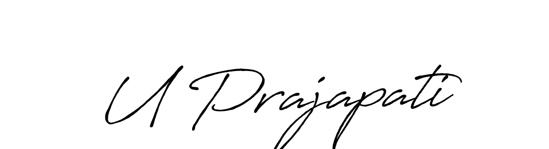 Best and Professional Signature Style for U Prajapati. Antro_Vectra_Bolder Best Signature Style Collection. U Prajapati signature style 7 images and pictures png