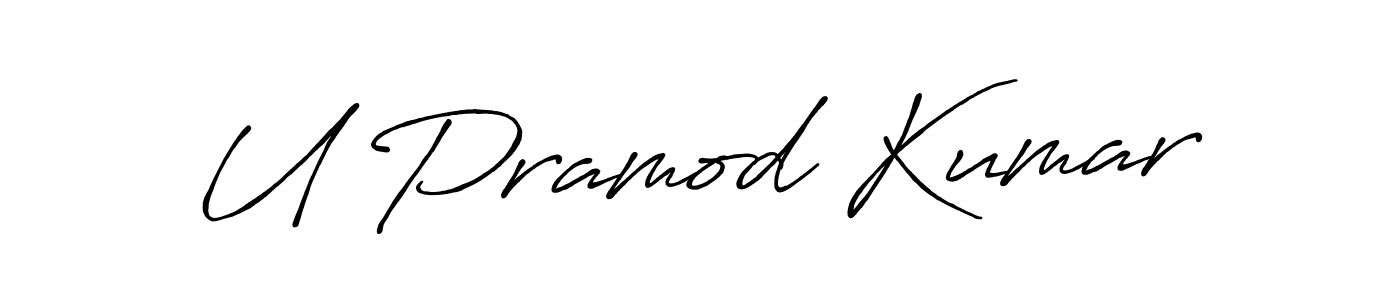 It looks lik you need a new signature style for name U Pramod Kumar. Design unique handwritten (Antro_Vectra_Bolder) signature with our free signature maker in just a few clicks. U Pramod Kumar signature style 7 images and pictures png