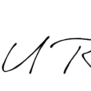 if you are searching for the best signature style for your name U R. so please give up your signature search. here we have designed multiple signature styles  using Antro_Vectra_Bolder. U R signature style 7 images and pictures png