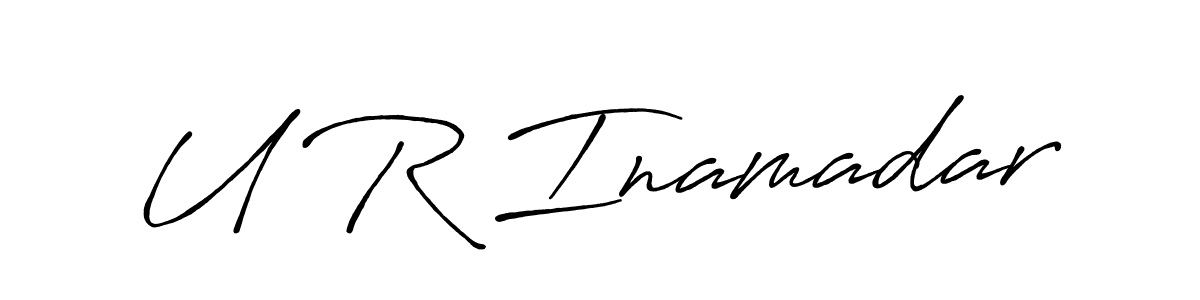 Also You can easily find your signature by using the search form. We will create U R Inamadar name handwritten signature images for you free of cost using Antro_Vectra_Bolder sign style. U R Inamadar signature style 7 images and pictures png