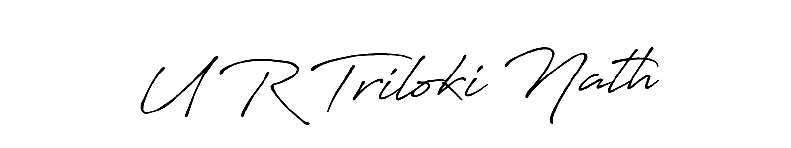Make a short U R Triloki Nath signature style. Manage your documents anywhere anytime using Antro_Vectra_Bolder. Create and add eSignatures, submit forms, share and send files easily. U R Triloki Nath signature style 7 images and pictures png