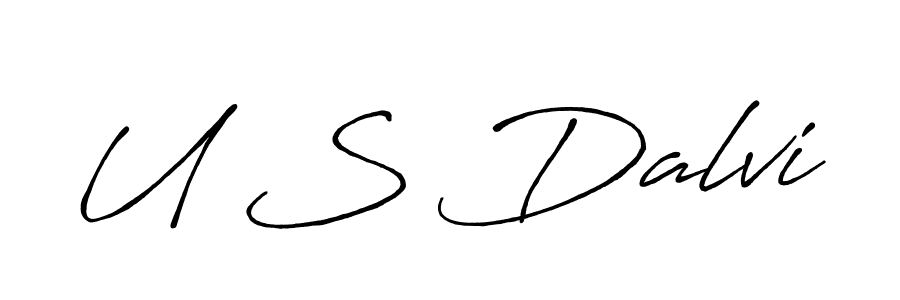 Make a beautiful signature design for name U S Dalvi. Use this online signature maker to create a handwritten signature for free. U S Dalvi signature style 7 images and pictures png