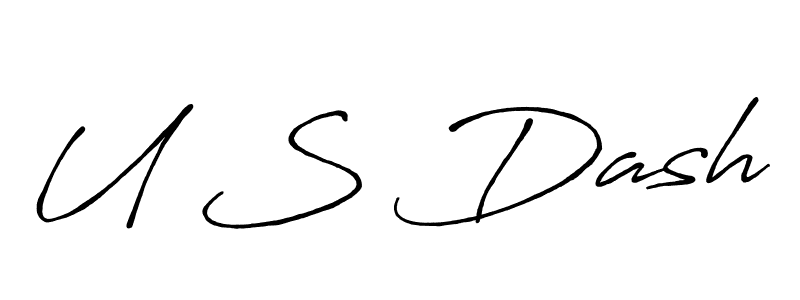 Also You can easily find your signature by using the search form. We will create U S Dash name handwritten signature images for you free of cost using Antro_Vectra_Bolder sign style. U S Dash signature style 7 images and pictures png