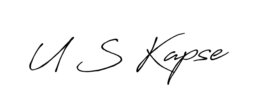 Once you've used our free online signature maker to create your best signature Antro_Vectra_Bolder style, it's time to enjoy all of the benefits that U S Kapse name signing documents. U S Kapse signature style 7 images and pictures png