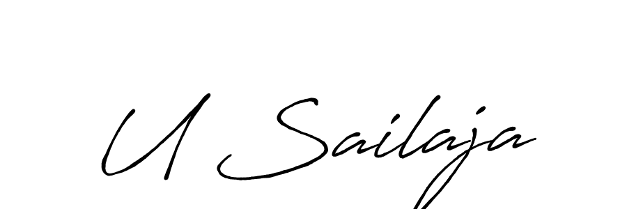 You can use this online signature creator to create a handwritten signature for the name U Sailaja. This is the best online autograph maker. U Sailaja signature style 7 images and pictures png