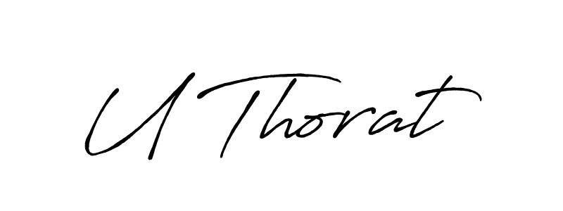 How to Draw U Thorat signature style? Antro_Vectra_Bolder is a latest design signature styles for name U Thorat. U Thorat signature style 7 images and pictures png