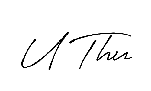 You can use this online signature creator to create a handwritten signature for the name U Thu. This is the best online autograph maker. U Thu signature style 7 images and pictures png