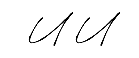 You can use this online signature creator to create a handwritten signature for the name U U. This is the best online autograph maker. U U signature style 7 images and pictures png