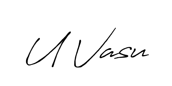 This is the best signature style for the U Vasu name. Also you like these signature font (Antro_Vectra_Bolder). Mix name signature. U Vasu signature style 7 images and pictures png