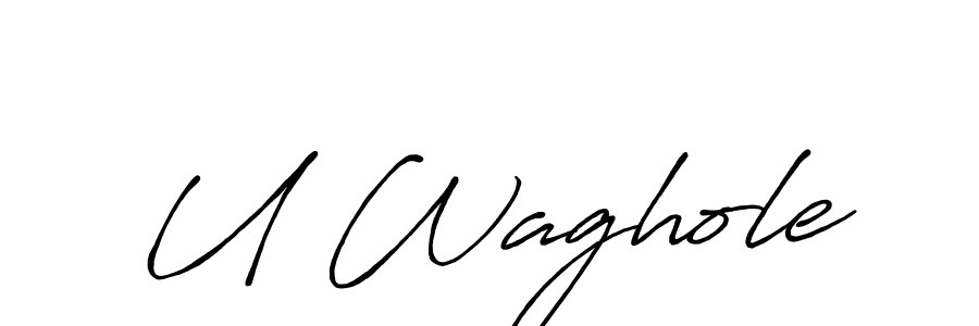 Also You can easily find your signature by using the search form. We will create U Waghole name handwritten signature images for you free of cost using Antro_Vectra_Bolder sign style. U Waghole signature style 7 images and pictures png