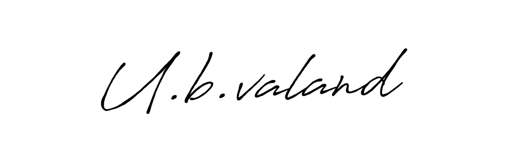 Make a beautiful signature design for name U.b.valand. Use this online signature maker to create a handwritten signature for free. U.b.valand signature style 7 images and pictures png