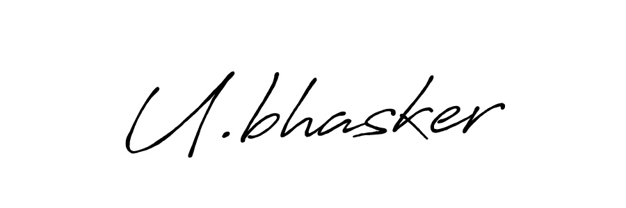 U.bhasker stylish signature style. Best Handwritten Sign (Antro_Vectra_Bolder) for my name. Handwritten Signature Collection Ideas for my name U.bhasker. U.bhasker signature style 7 images and pictures png