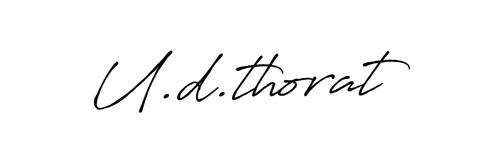 Once you've used our free online signature maker to create your best signature Antro_Vectra_Bolder style, it's time to enjoy all of the benefits that U.d.thorat name signing documents. U.d.thorat signature style 7 images and pictures png
