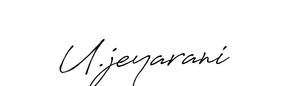 Similarly Antro_Vectra_Bolder is the best handwritten signature design. Signature creator online .You can use it as an online autograph creator for name U.jeyarani. U.jeyarani signature style 7 images and pictures png