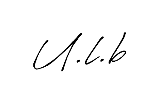 Best and Professional Signature Style for U.l.b. Antro_Vectra_Bolder Best Signature Style Collection. U.l.b signature style 7 images and pictures png