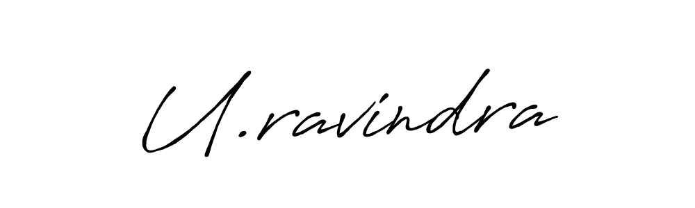 U.ravindra stylish signature style. Best Handwritten Sign (Antro_Vectra_Bolder) for my name. Handwritten Signature Collection Ideas for my name U.ravindra. U.ravindra signature style 7 images and pictures png