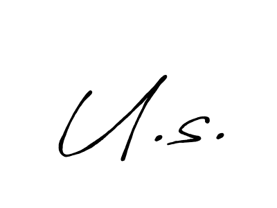 Also we have U.s. name is the best signature style. Create professional handwritten signature collection using Antro_Vectra_Bolder autograph style. U.s. signature style 7 images and pictures png
