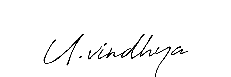 Antro_Vectra_Bolder is a professional signature style that is perfect for those who want to add a touch of class to their signature. It is also a great choice for those who want to make their signature more unique. Get U.vindhya name to fancy signature for free. U.vindhya signature style 7 images and pictures png