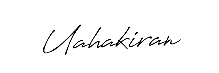 Once you've used our free online signature maker to create your best signature Antro_Vectra_Bolder style, it's time to enjoy all of the benefits that Uahakiran name signing documents. Uahakiran signature style 7 images and pictures png