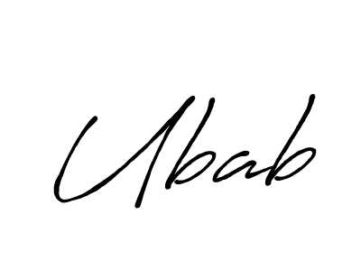 The best way (Antro_Vectra_Bolder) to make a short signature is to pick only two or three words in your name. The name Ubab include a total of six letters. For converting this name. Ubab signature style 7 images and pictures png