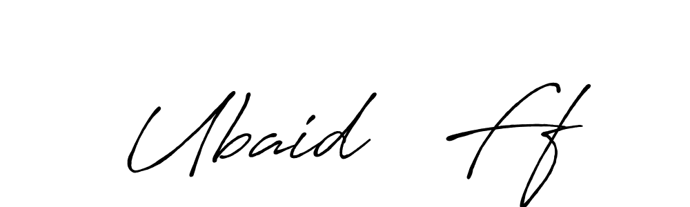 Similarly Antro_Vectra_Bolder is the best handwritten signature design. Signature creator online .You can use it as an online autograph creator for name Ubaid   Ff. Ubaid   Ff signature style 7 images and pictures png