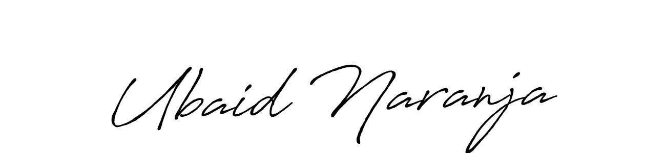 This is the best signature style for the Ubaid Naranja name. Also you like these signature font (Antro_Vectra_Bolder). Mix name signature. Ubaid Naranja signature style 7 images and pictures png