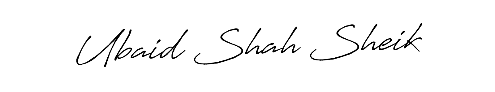You can use this online signature creator to create a handwritten signature for the name Ubaid Shah Sheik. This is the best online autograph maker. Ubaid Shah Sheik signature style 7 images and pictures png