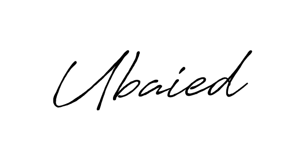 How to make Ubaied name signature. Use Antro_Vectra_Bolder style for creating short signs online. This is the latest handwritten sign. Ubaied signature style 7 images and pictures png