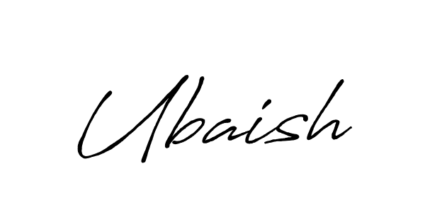 Make a beautiful signature design for name Ubaish. With this signature (Antro_Vectra_Bolder) style, you can create a handwritten signature for free. Ubaish signature style 7 images and pictures png