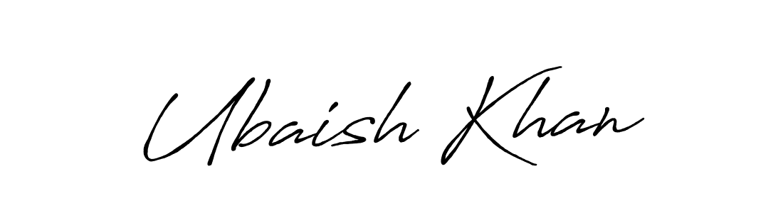 You should practise on your own different ways (Antro_Vectra_Bolder) to write your name (Ubaish Khan) in signature. don't let someone else do it for you. Ubaish Khan signature style 7 images and pictures png