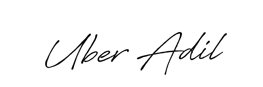 Here are the top 10 professional signature styles for the name Uber Adil. These are the best autograph styles you can use for your name. Uber Adil signature style 7 images and pictures png