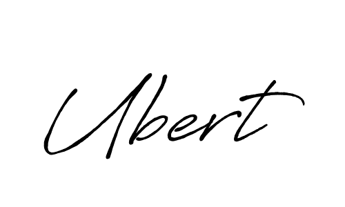 Create a beautiful signature design for name Ubert. With this signature (Antro_Vectra_Bolder) fonts, you can make a handwritten signature for free. Ubert signature style 7 images and pictures png