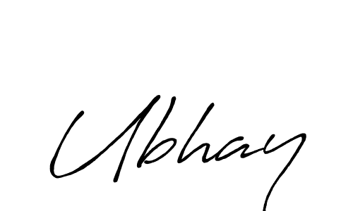 Once you've used our free online signature maker to create your best signature Antro_Vectra_Bolder style, it's time to enjoy all of the benefits that Ubhay name signing documents. Ubhay signature style 7 images and pictures png