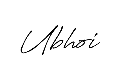 Use a signature maker to create a handwritten signature online. With this signature software, you can design (Antro_Vectra_Bolder) your own signature for name Ubhoi. Ubhoi signature style 7 images and pictures png