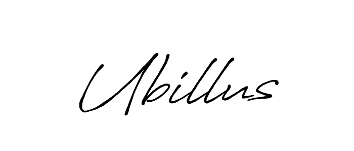 How to make Ubillus signature? Antro_Vectra_Bolder is a professional autograph style. Create handwritten signature for Ubillus name. Ubillus signature style 7 images and pictures png