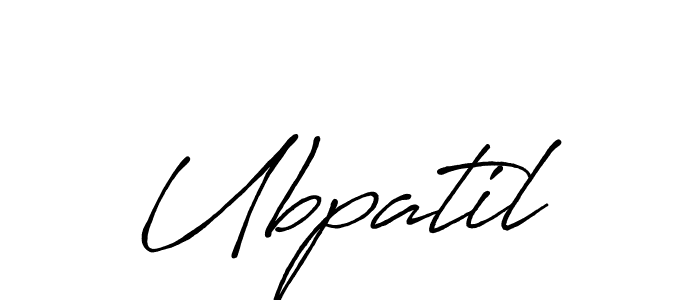 How to make Ubpatil name signature. Use Antro_Vectra_Bolder style for creating short signs online. This is the latest handwritten sign. Ubpatil signature style 7 images and pictures png